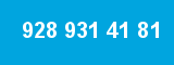 928 931 41 81 928 931 41 81